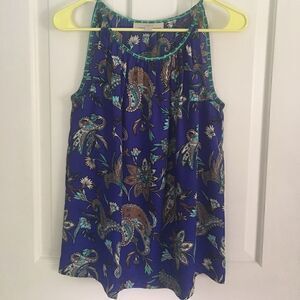 Ann Taylor Loft Paisley Shell